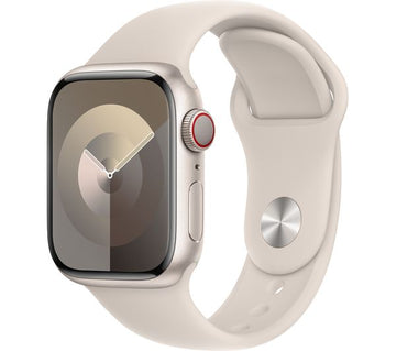 Apple Watch Series 9 Starlight Aluminium Case with Starlight Sport Band